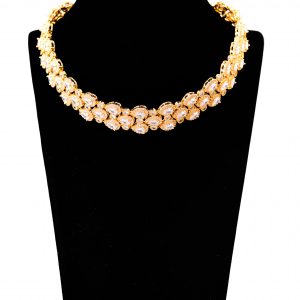 Necklace Choker Gold Painted
