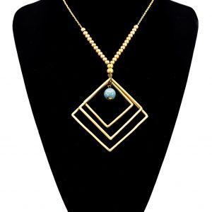 Necklace - Gold Painted