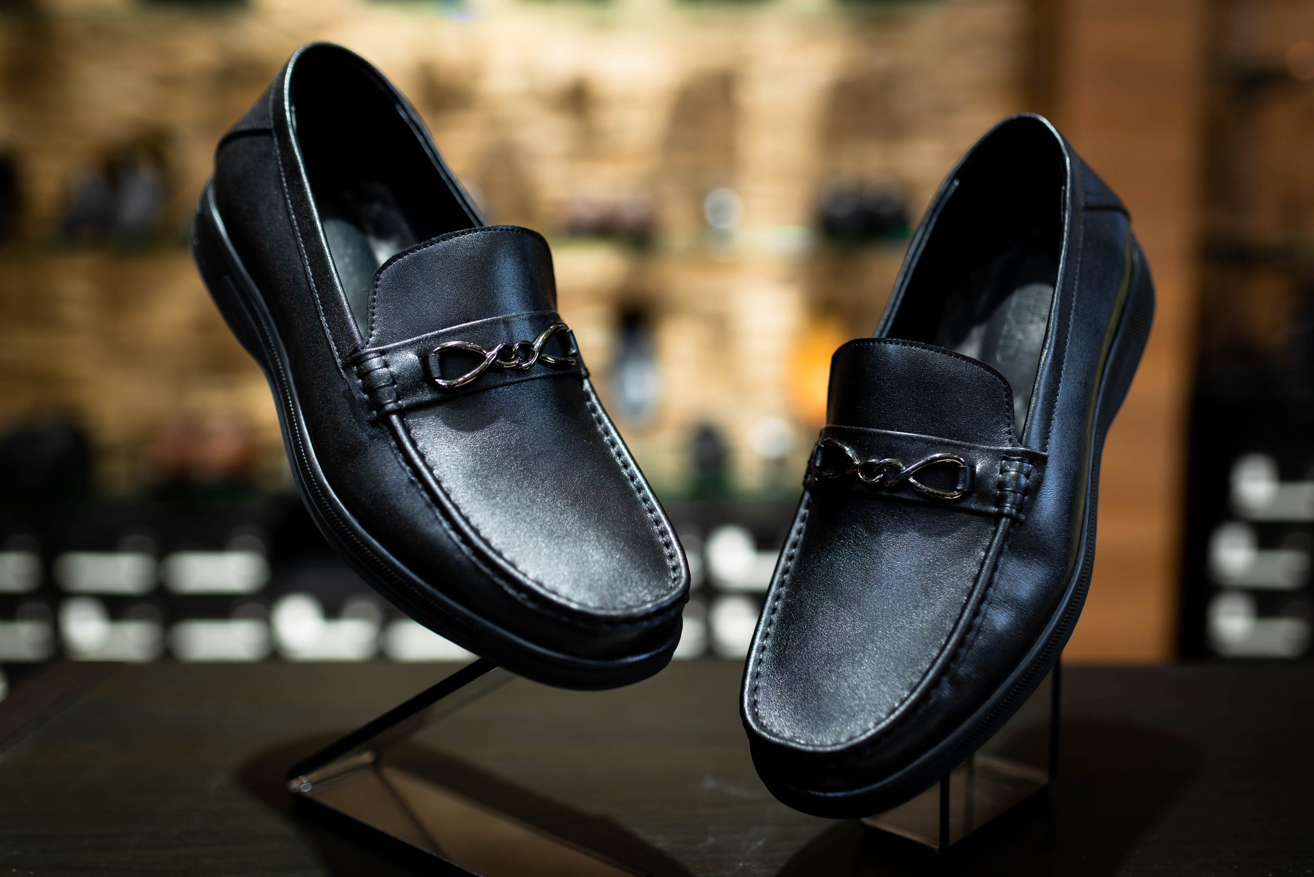 Black Leather Shoes – Alsi Shop Qatar
