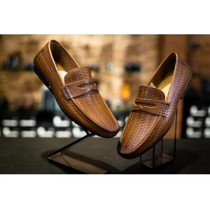 Brown Leather Boat Shoes